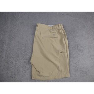 Drake Waterfowl Mens Tan Khaki Performance Shorts Cargo Pockets Size 42